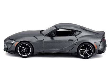Toyota GR Supra Gray Metallic "Special Edition" Series 1/24 Diecast Model Car