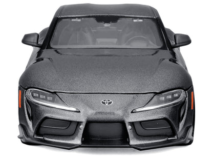 Toyota GR Supra Gray Metallic "Special Edition" Series 1/24 Diecast Model Car