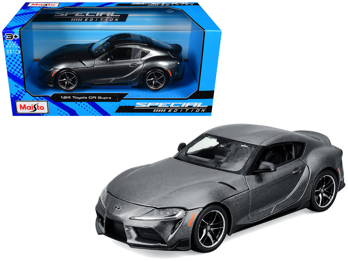 Toyota GR Supra Gray Metallic "Special Edition" Series 1/24 Diecast Model Car