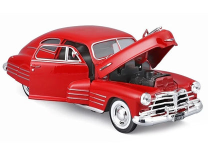 1948 Chevrolet Fleetline Aerosedan Red "Special Edition" Series 1/25 Diecast Model Car