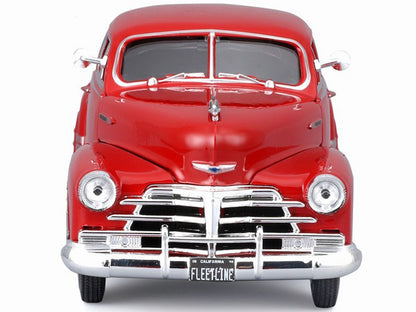 1948 Chevrolet Fleetline Aerosedan Red "Special Edition" Series 1/25 Diecast Model Car