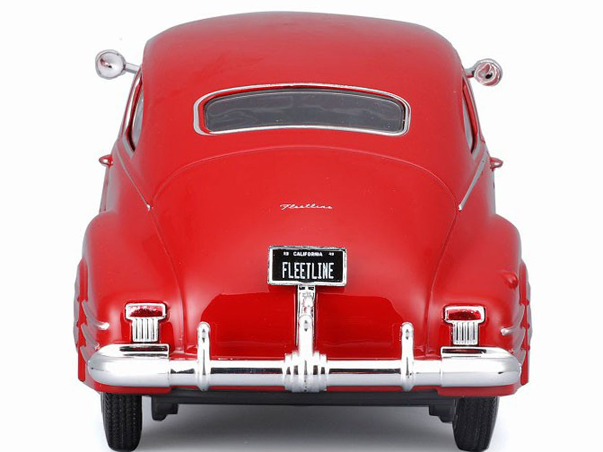 1948 Chevrolet Fleetline Aerosedan Red "Special Edition" Series 1/25 Diecast Model Car