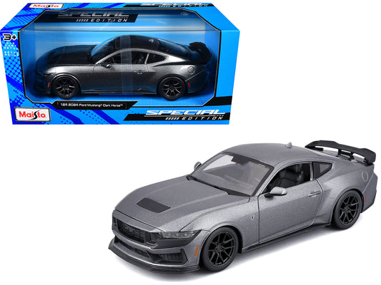 2024 Ford Mustang Dark Horse Dark Gray Metallic "Special Edition" Series 1/24 Diecast Model Car