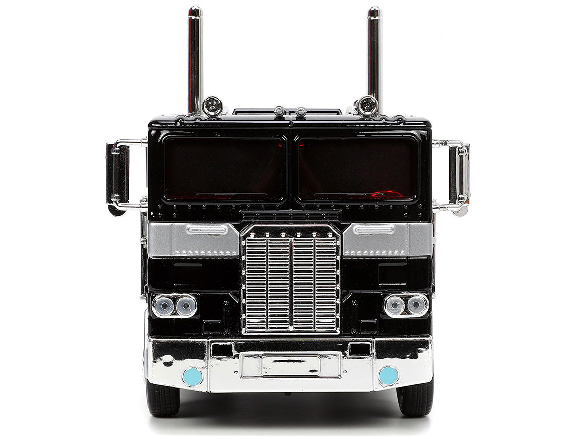 Decepticon Nemesis Prime with Robot on Chassis "Transformers" TV Series "Hollywood Rides" Series 1/24 Diecast Model