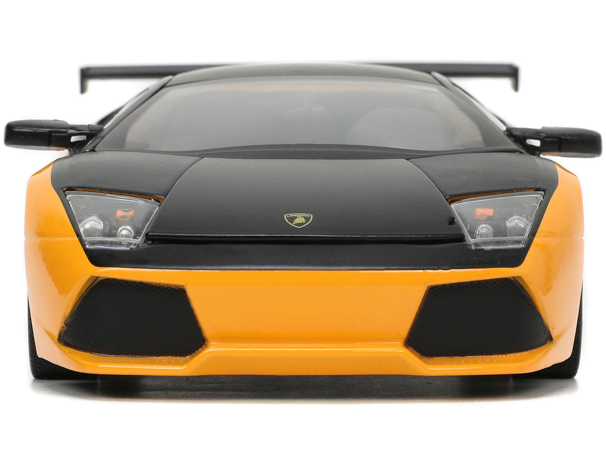 Lamborghini Murcielago LP 640 Yellow Metallic and Matt Black "Hyper-Spec" Series 1/24 Diecast Model Car