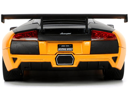 Lamborghini Murcielago LP 640 Yellow Metallic and Matt Black "Hyper-Spec" Series 1/24 Diecast Model Car