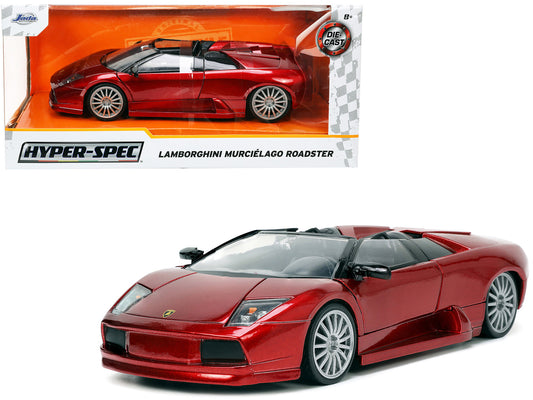 Lamborghini Murcielago Roadster Red Metallic "Hyper-Spec" Series 1/24 Diecast Model Car