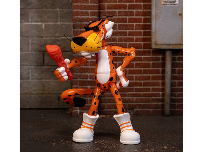 Chester Cheetah 5.5" Glow-in-the-Dark Figure with Accessories and Alternate Head and Hands "Flamin' Hot Cheetos Crunchy" Model