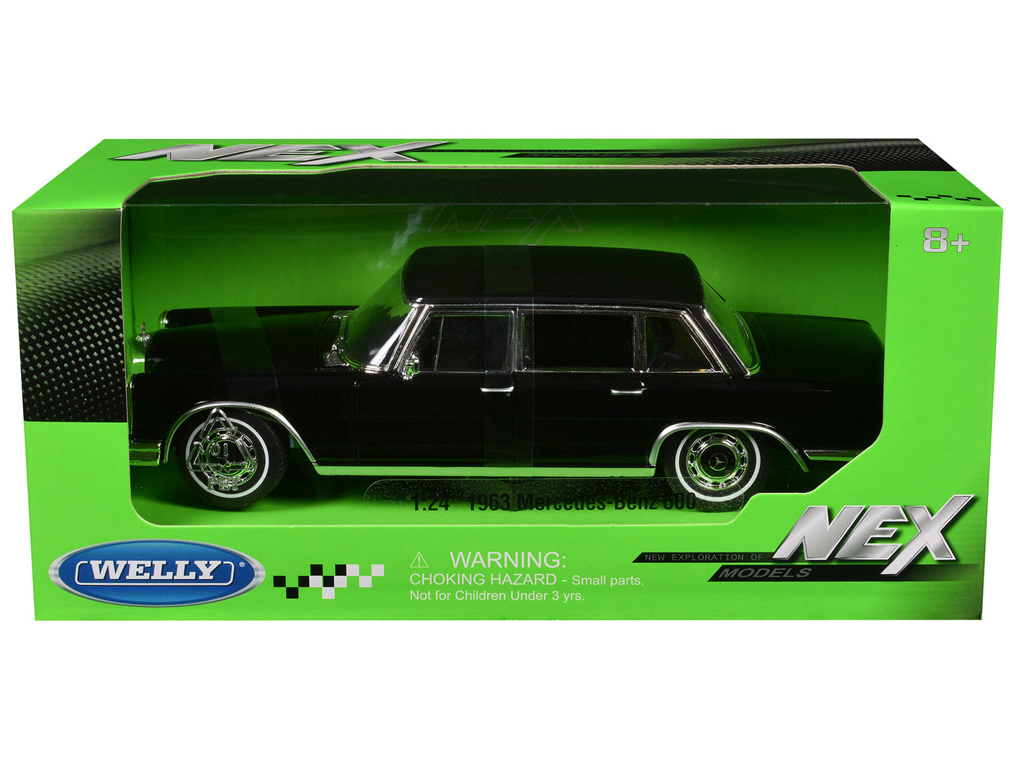 1963 Mercedes-Benz 600 Black "NEX Models" Series 1/24 Diecast Model Car