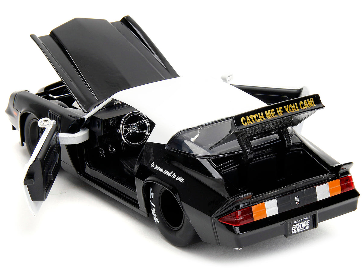 1979 Chevrolet Camaro Z28 Police Black and White "Highway Drag" "Bigtime Muscle" Series 1/24 Diecast Model Car