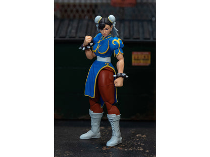Chun-Li 6" Moveable Figure with Accessories and Alternate Head and Hands "Ultra Street Fighter II: The Final Challengers" (2017) Video Game model