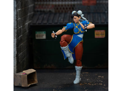 Chun-Li 6" Moveable Figure with Accessories and Alternate Head and Hands "Ultra Street Fighter II: The Final Challengers" (2017) Video Game model