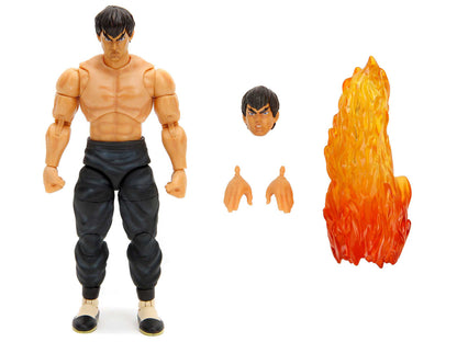 Fei Long 6" Moveable Figure with Accessories and Alternate Head and Hands "Ultra Street Fighter II: The Final Challengers" (2017) Video Game model