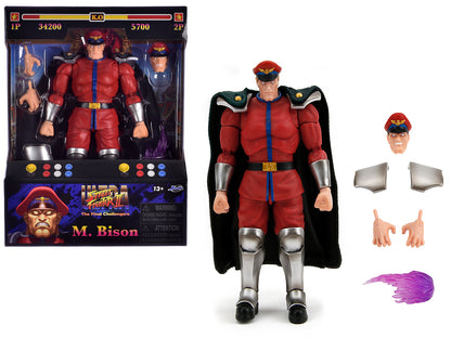 M. Bison 6" Moveable Figure with Accessories and Alternate Head and Hands "Ultra Street Fighter II: The Final Challengers" (2017) Video Game Model