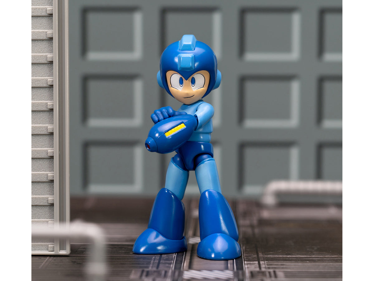 Mega Man 4.5" Moveable Figure with Accessories and Alternate Head and Hands "Mega Man" (1987) Video Game model
