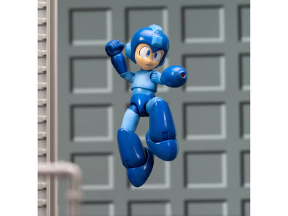 Mega Man 4.5" Moveable Figure with Accessories and Alternate Head and Hands "Mega Man" (1987) Video Game model