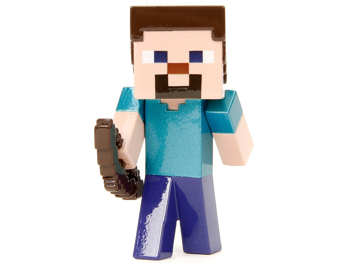 Set of 4 Diecast Figures "Minecraft" Video Game "Metalfigs" Series Diecast Models