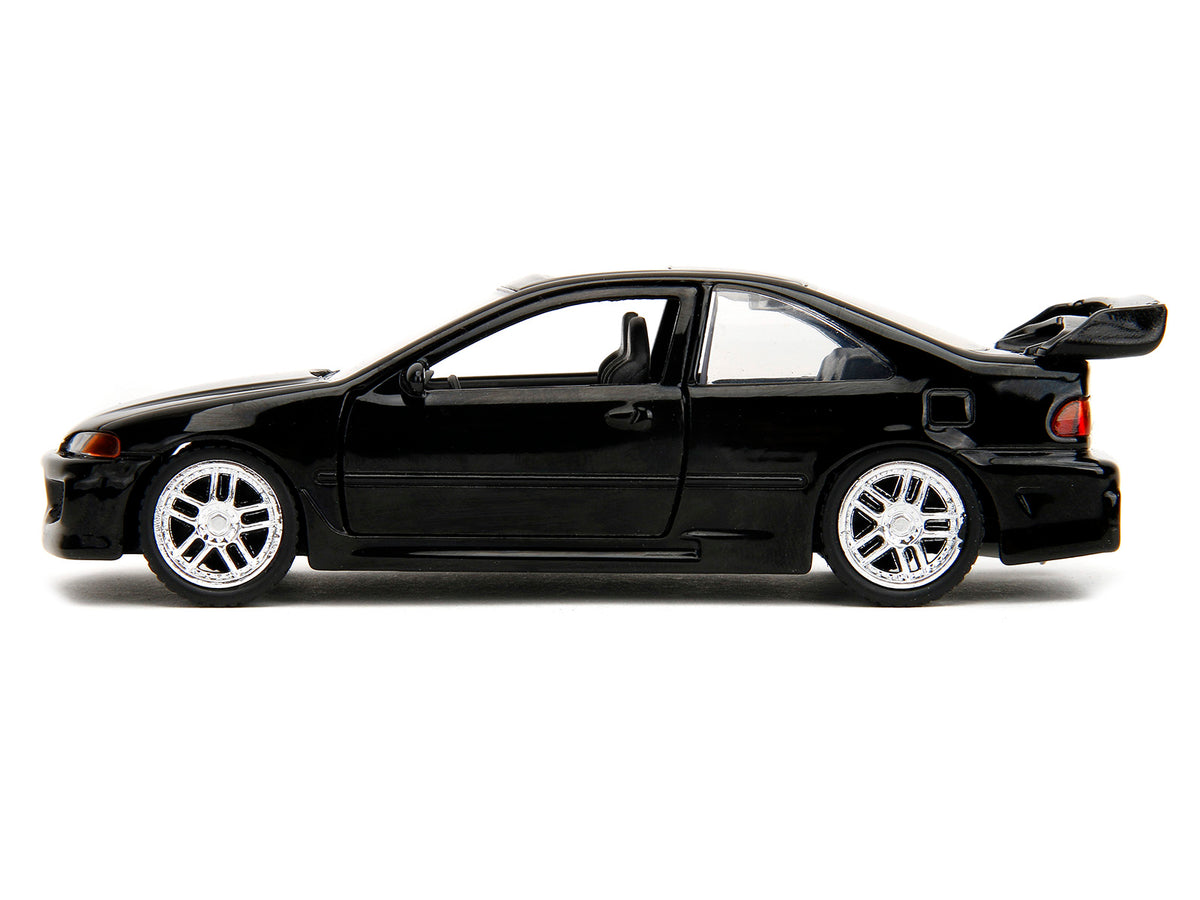 Heist Honda Civic EJ1 Black "The Fast and the Furious" (2001) Movie "Fast & Furious" Series 1/32 Diecast Model Car