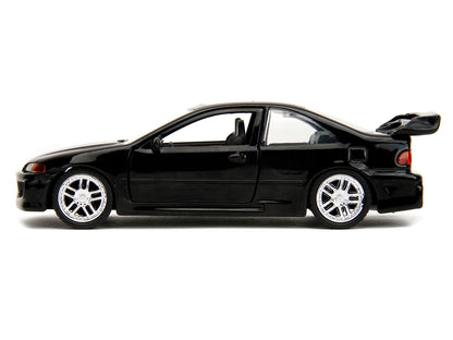 Heist Honda Civic EJ1 Black "The Fast and the Furious" (2001) Movie "Fast & Furious" Series 1/32 Diecast Model Car