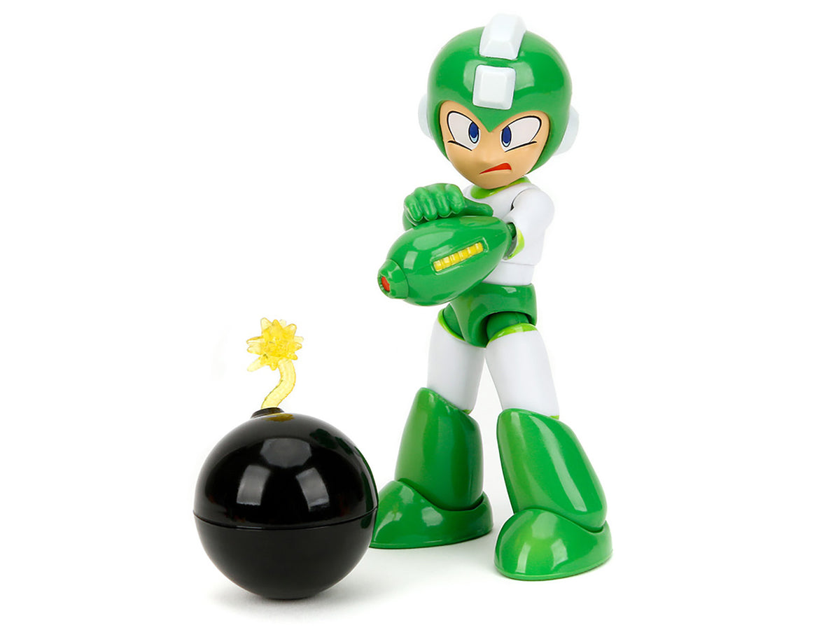 Hyper Bomb 4.5" Moveable Figure with Accessories and Alternate Head and Hands "Mega Man" (1987) Video Game Model