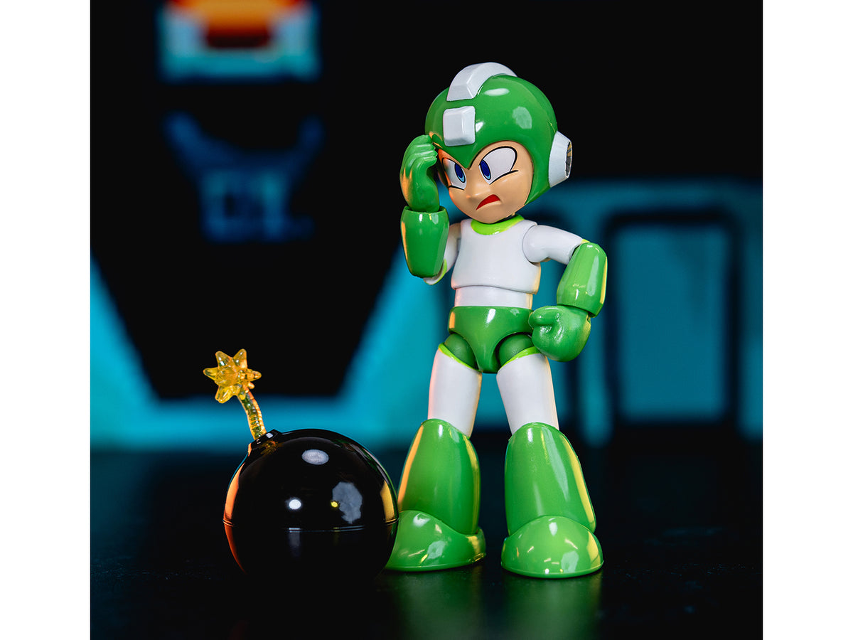 Hyper Bomb 4.5" Moveable Figure with Accessories and Alternate Head and Hands "Mega Man" (1987) Video Game Model