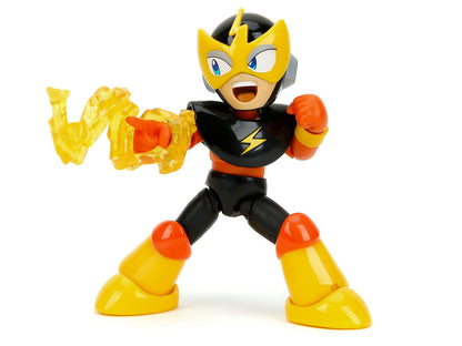 Elec Man 4.5" Moveable Figure with Accessories and Alternate Head and Hands "Mega Man" (1987) Video Game Model