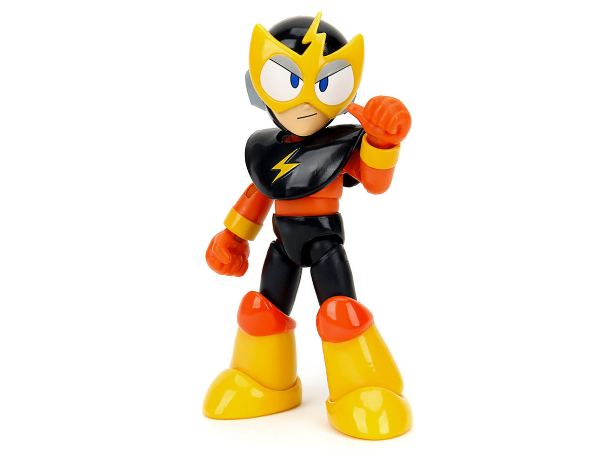 Elec Man 4.5" Moveable Figure with Accessories and Alternate Head and Hands "Mega Man" (1987) Video Game Model