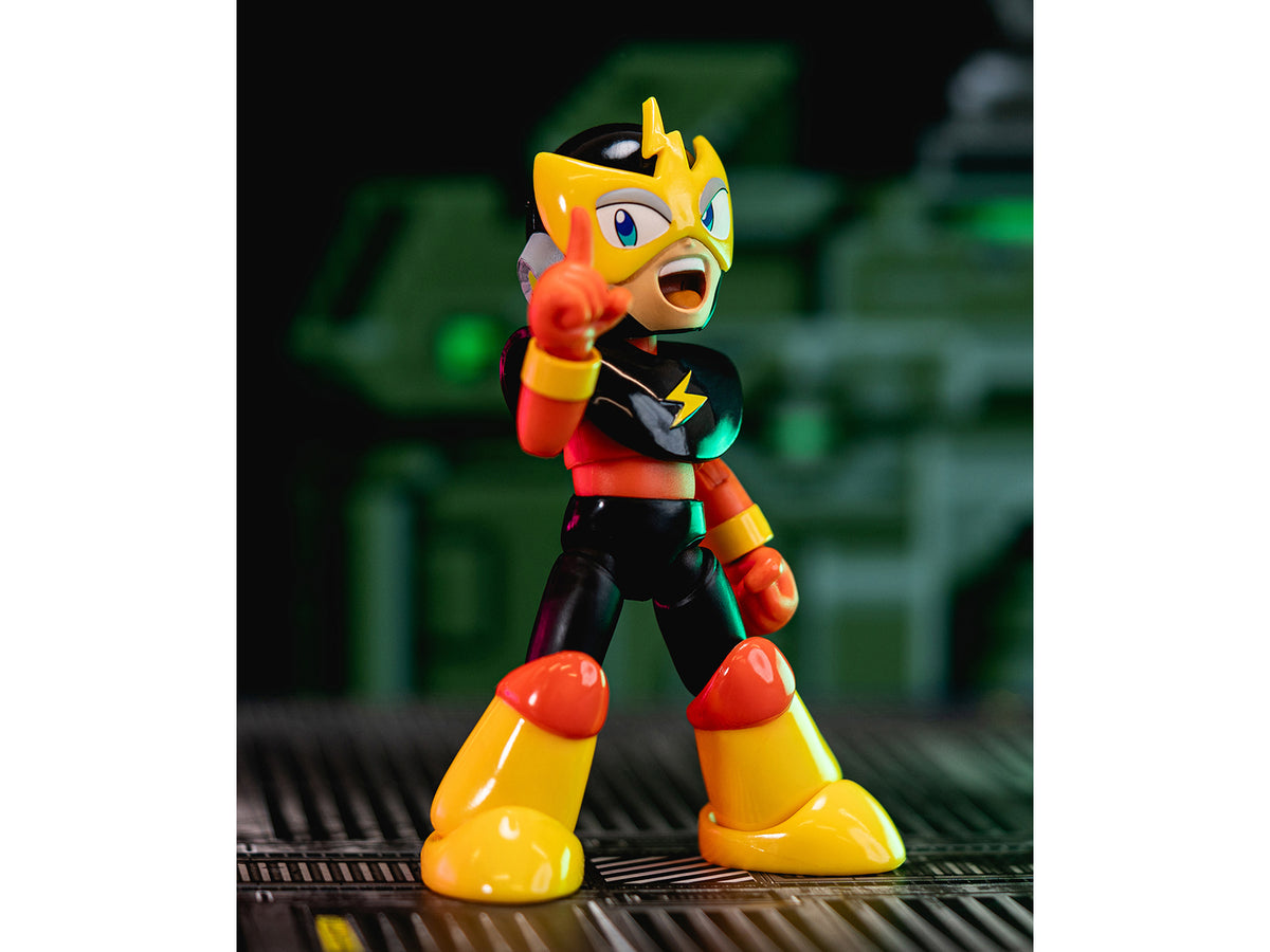 Elec Man 4.5" Moveable Figure with Accessories and Alternate Head and Hands "Mega Man" (1987) Video Game Model