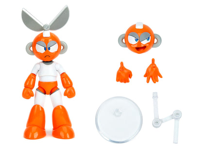 Cut Man 4.5" Moveable Figure with Accessories and Alternate Head and Hands "Mega Man" (1987) Video Game Model