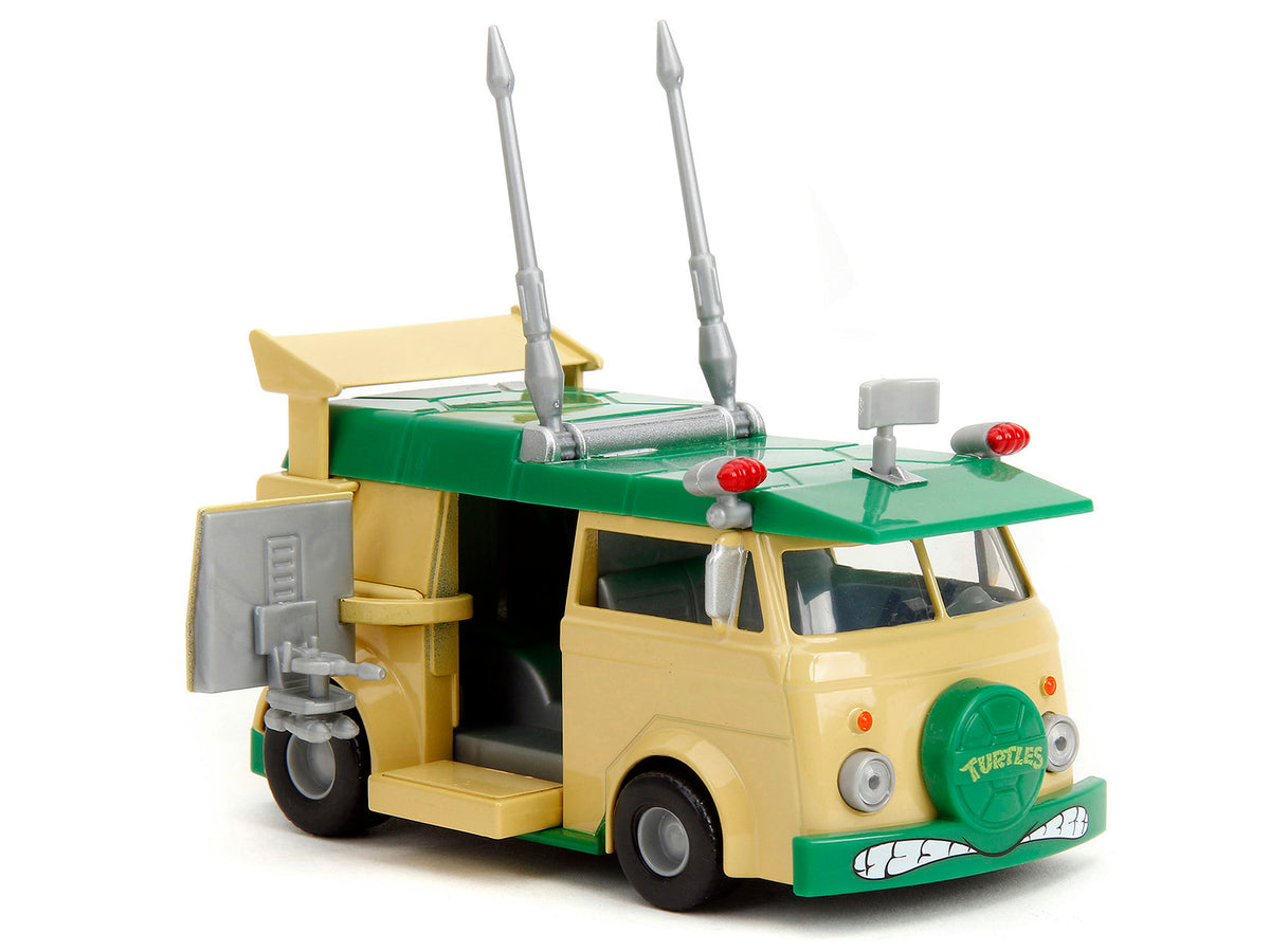 Party Wagon Green and Beige "Teenage Mutant Ninja Turtles" "Hollywood Rides" Series Diecast Model Car