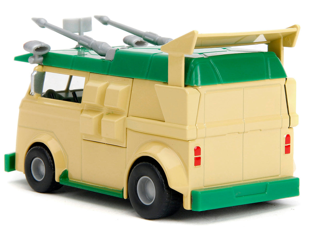 Party Wagon Green and Beige "Teenage Mutant Ninja Turtles" "Hollywood Rides" Series Diecast Model Car