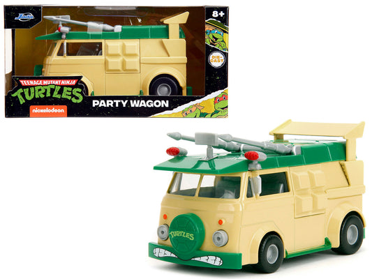 Party Wagon Green and Beige "Teenage Mutant Ninja Turtles" "Hollywood Rides" Series Diecast Model Car