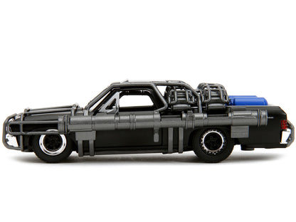 1967 Chevrolet El Camino with Cannons Matt Black "Fast X" (2023) Movie "Fast & Furious" Series 1/32 Diecast Model Car