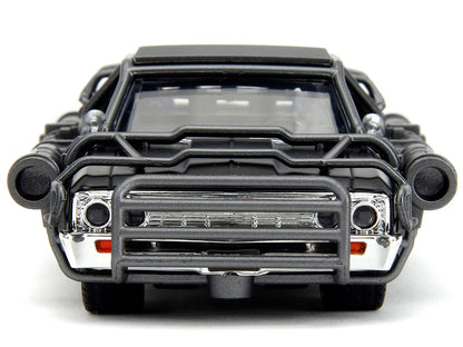 1967 Chevrolet El Camino with Cannons Matt Black "Fast X" (2023) Movie "Fast & Furious" Series 1/32 Diecast Model Car