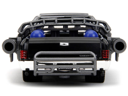 1967 Chevrolet El Camino with Cannons Matt Black "Fast X" (2023) Movie "Fast & Furious" Series 1/32 Diecast Model Car