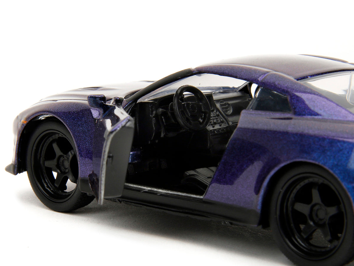 2009 Nissan GT-R (R35) Purple Metallic "Pink Slips" Series 1/32 Diecast Model Car