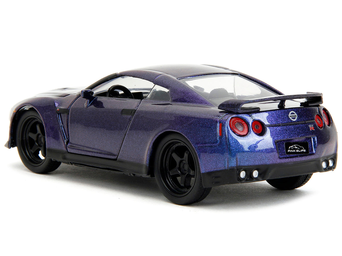 2009 Nissan GT-R (R35) Purple Metallic "Pink Slips" Series 1/32 Diecast Model Car