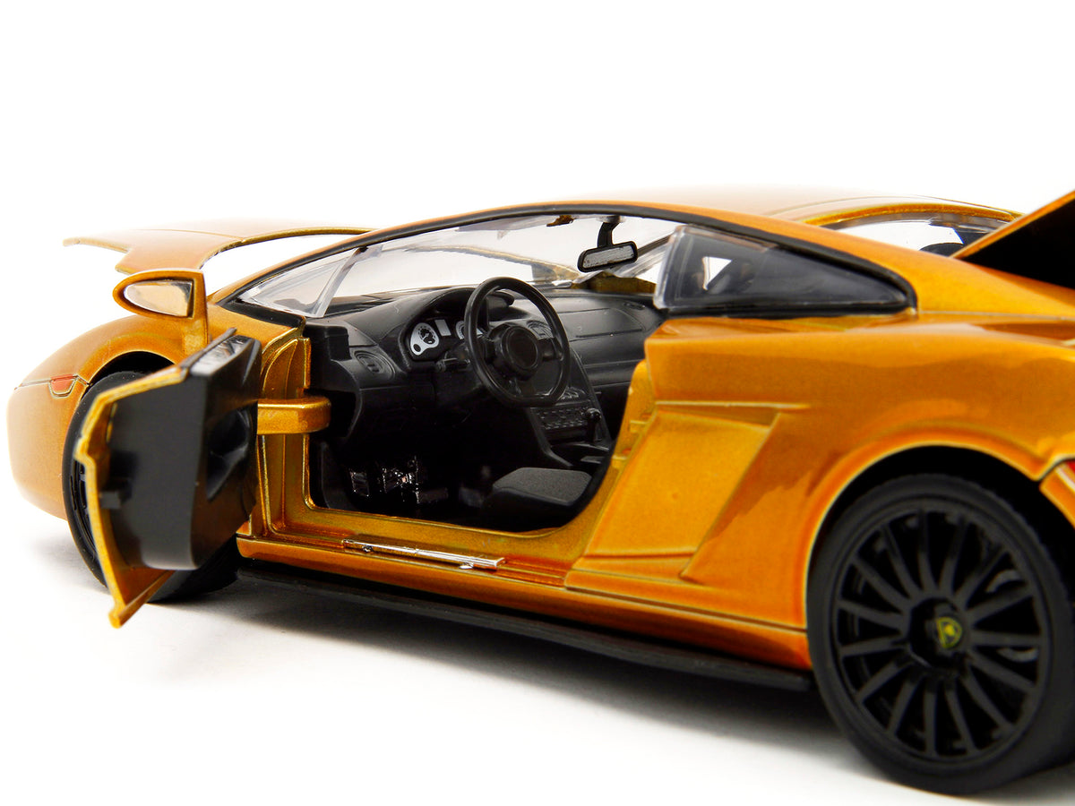 Lamborghini Gallardo Gold Metallic "Fast X" (2023) Movie "Fast & Furious" Series 1/24 Diecast Model Car