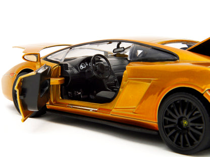 Lamborghini Gallardo Gold Metallic "Fast X" (2023) Movie "Fast & Furious" Series 1/24 Diecast Model Car