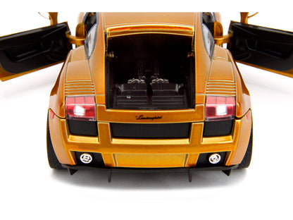 Lamborghini Gallardo Gold Metallic "Fast X" (2023) Movie "Fast & Furious" Series 1/24 Diecast Model Car