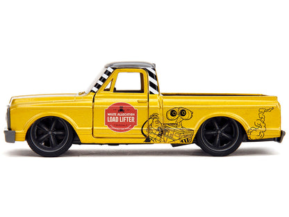 1972 Chevrolet Cheyenne Pickup Truck Gold Metallic with Gray Top "Wall-E" (2008) Movie "Hollywood Rides" Series 1/32 Diecast Model Car