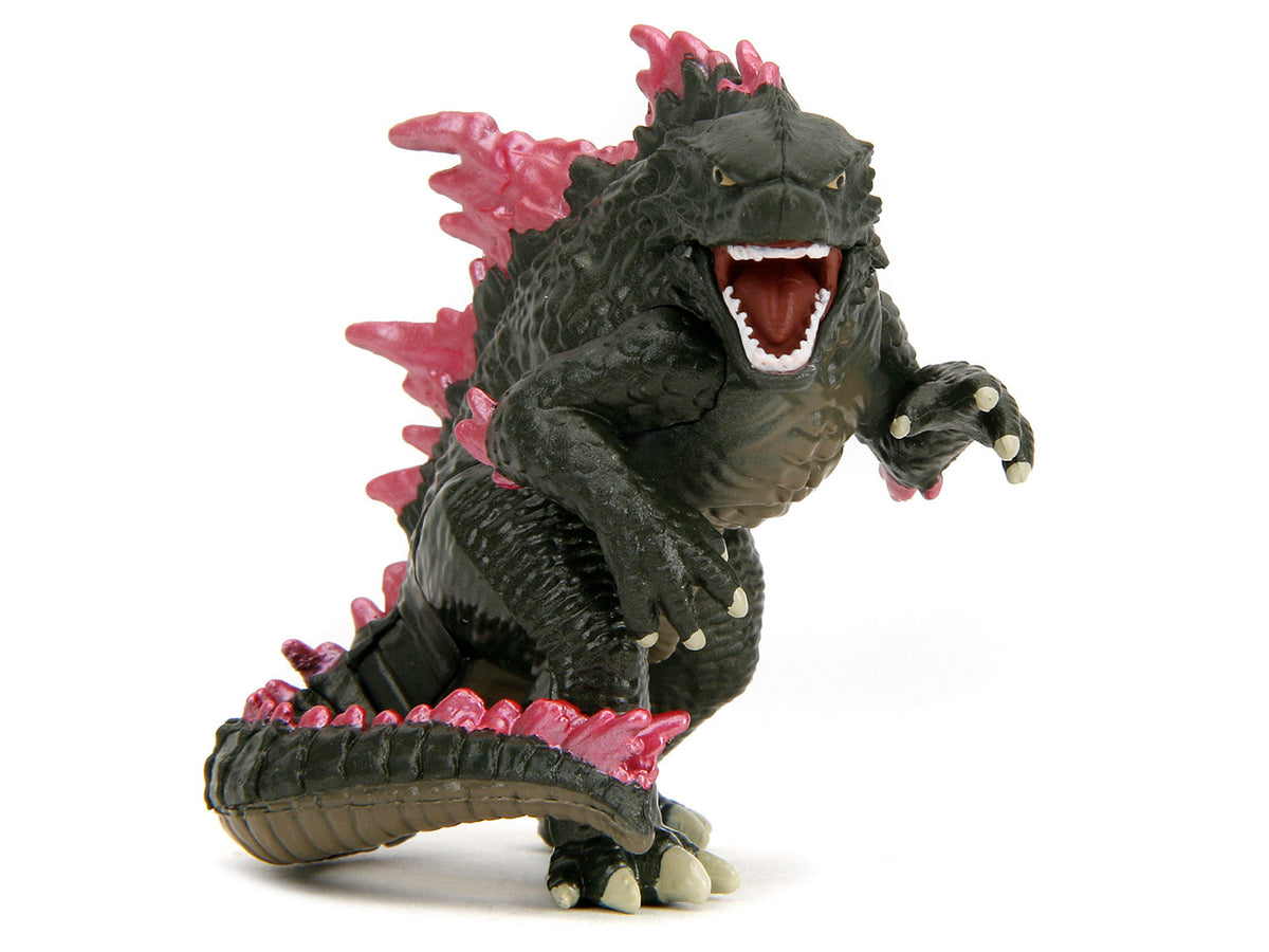 Set of 4 Diecast Figures "Godzilla x Kong: The New Empire" (2024) Movie "Metalfigs" Series Diecast Models