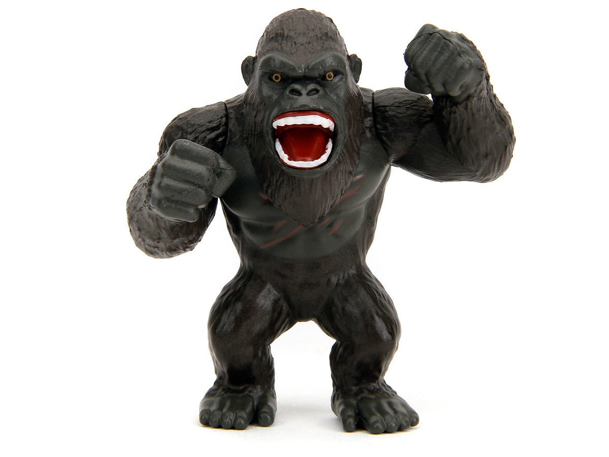 Set of 4 Diecast Figures "Godzilla x Kong: The New Empire" (2024) Movie "Metalfigs" Series Diecast Models