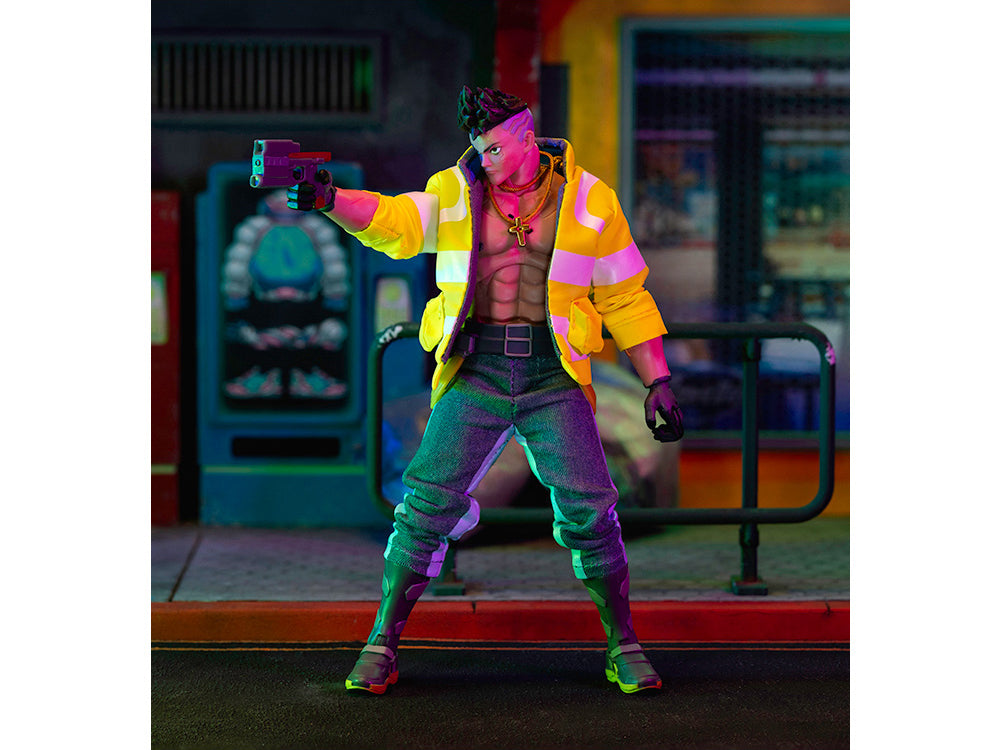David Martinez 6" Moveable Figure with Accessories and Alternate Head and Hands "Cyberpunk: Edgerunners" (2022) TV Series Model