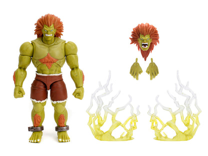 Blanka 7.5" Moveable Figure with Accessories and Alternate Head and Hands "Ultra Street Fighter II: The Final Challengers" (2017) Video Game Model