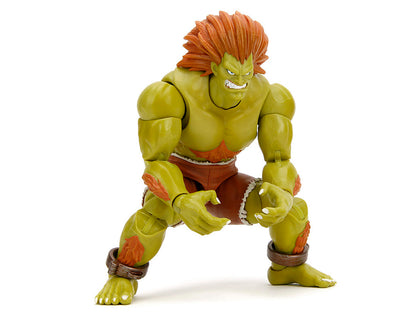 Blanka 7.5" Moveable Figure with Accessories and Alternate Head and Hands "Ultra Street Fighter II: The Final Challengers" (2017) Video Game Model