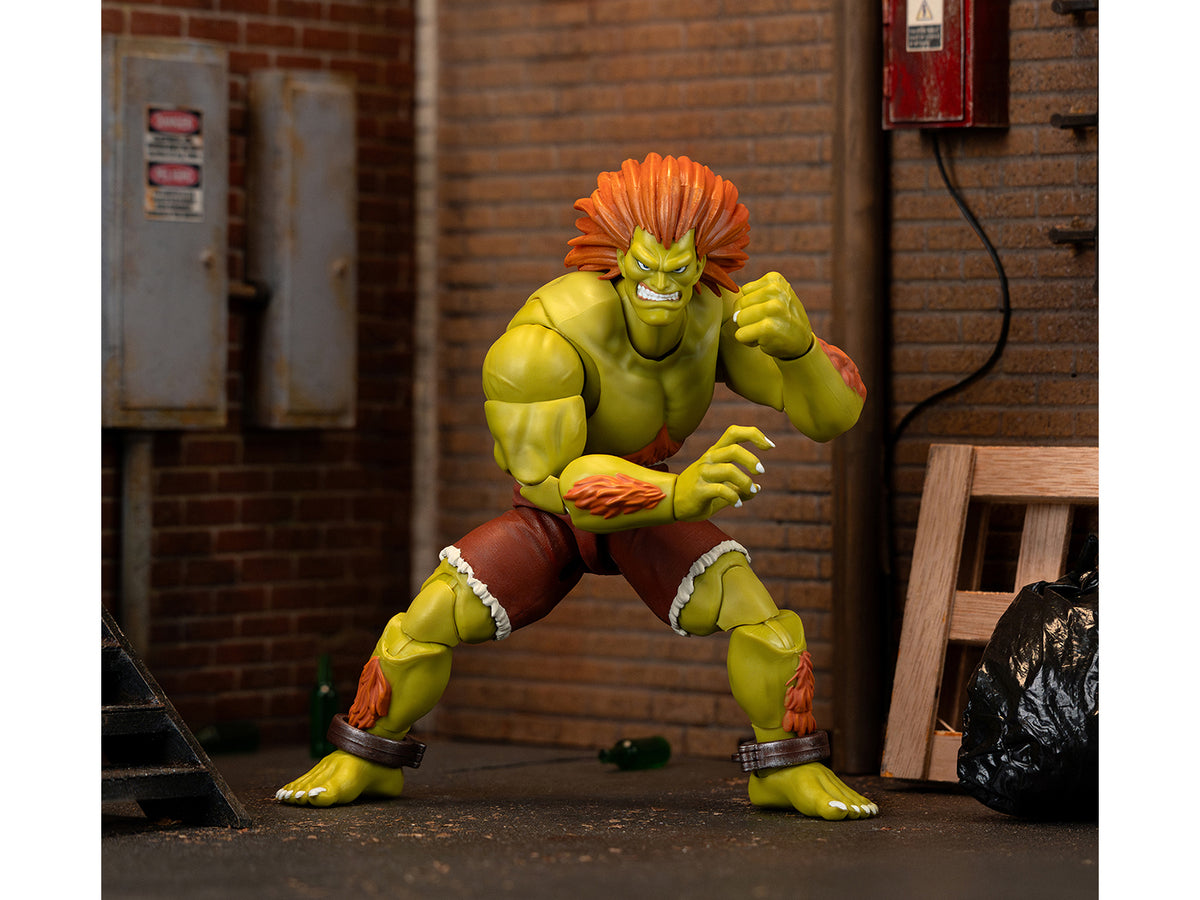 Blanka 7.5" Moveable Figure with Accessories and Alternate Head and Hands "Ultra Street Fighter II: The Final Challengers" (2017) Video Game Model