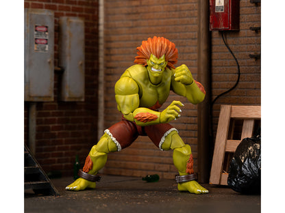 Blanka 7.5" Moveable Figure with Accessories and Alternate Head and Hands "Ultra Street Fighter II: The Final Challengers" (2017) Video Game Model