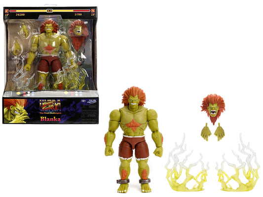 Blanka 7.5" Moveable Figure with Accessories and Alternate Head and Hands "Ultra Street Fighter II: The Final Challengers" (2017) Video Game Model