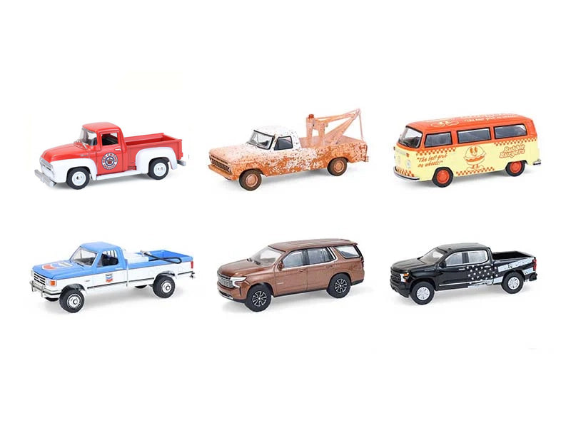 "Blue Collar Collection" Series 14 Set of 6 pieces 1/64 Diecast Model Cars